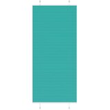 vidaXL Plisirana žaluzija petrolejno zelena 85x200 cm, širina blaga 84,4 cm, poliester, (5000297193) | Shoptok.si