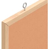  Ploča od pluta s okvirom od masivnog borovog drva 60 x 55 cm | shoptok.hr