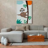 Artgeist Slika Na Platnu Happy Sloth | Shoptok.si