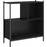Maison Chic Knjižna omara - Knjižni regal črna 72x28x77,5 cm inženirski les, (21724904) Cene