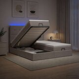  od pjene s madracem i LED-om Sivosmeđa 200 x 200 cm | shoptok.hr