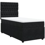 Box spring krevet s madracem crni 80 x 200 cm baršunasti | shoptok.hr