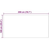  Tepih od umjetne ovčje kože TAFALLA Bijela 100 x 200 cm | shoptok.hr