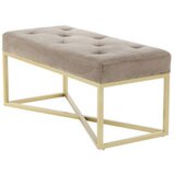 Kayoom KLOP BREZ NASLONA, kovina, umetna masa, tekstil, leseni material rjavosiva, zlate barve | Shoptok.si