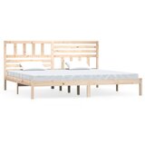  The Living Store Posteljni okvir brez vzmetnice 180x200 cm trdna borovina - Posteljni Okvir, (21525357) | Shoptok.si