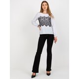 LAKERTA Blouse-LK-BZ-506877-3.36P-white-black | Shoptok.si