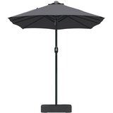  Vrtni suncobran Antracit 385 x 209 x 244 cm Poliester | shoptok.hr