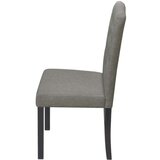  Jedilni stoli 6 kosov sivo blago, (20700623) | Shoptok.si