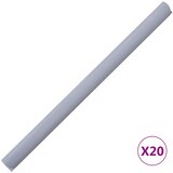  Vrtni zaslon za privatnost PVC 35 x 0,19 m mat svjetlosivi | shoptok.hr
