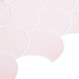 Pločica riblje ljuske 20 pcs Svijetlo ružičasta 30 x 30 cm | shoptok.hr