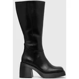Vagabond Shoemakers Usnjeni elegantni škornji BROOKE ženski, črna barva, 5644.101.20