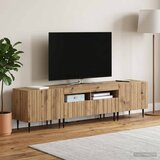  3-dijelni LED TV kabinet ZWOLLE Hrast artisan Konstruirano drvo | shoptok.hr