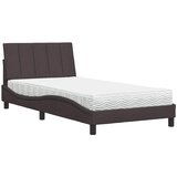  Krevet s madracem Hanko tamnosmeđi 100 x 200 cm od tkanine | shoptok.hr