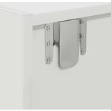 TV omarica bela 100x31x25,5 cm iz umetnega lesa, (21829773) | Shoptok.si