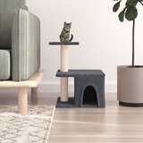  Penjalica za mačke sa stupovima za grebanje tamnosiva 48 cm | shoptok.hr