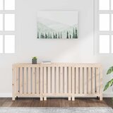  Pokrov za radijator 210x21x85 cm od masivne borovine | shoptok.hr