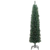 vidaXL Mršavo božićno drvce Zelena 48 x 48 x 180 cm Plastika i metal | shoptok.hr