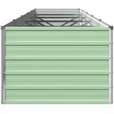  Povišeni vrtni krevet Pastelno zelena 400 x 80 x 55 cm | shoptok.hr