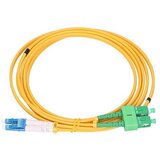 Extralink Patchcord LC/UPC-SC/APC, G652D, SM, duplex, 3.0mm, 2.0m | ePonuda.com
