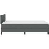  Krevet s opruga kutije Tamno siva 120 x 190 cm tkanina | shoptok.hr