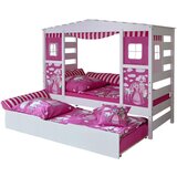 MID.YOU Igralna Postelja Lio, 90x200, Roza, Predal | Shoptok.si