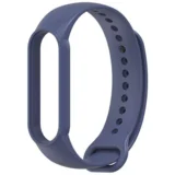 Silikonski pašček za uro Xiaomi Mi Band 5, Xiaomi Mi Band 6, Xiaomi Mi Band 7 - temno moder