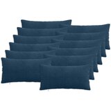  Presvlaka za jastuk 12 pcs ALMELO Mornarsko plava 40 x 80 cm Slike