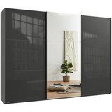 Mömax Omara Z Drsnimi Vrati Indianac Grafit, Sivo Steklo | Shoptok.si