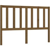 Maison Chic posteljno vzglavje - vzglavna omarica - nočna omarica medeno rjavo 156x4x100 cm trdna borovina, (21707277) | Shoptok.si