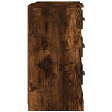  Komoda boja dimljenog hrasta 104,5 x 35,5 x 67,5 cm drvena | shoptok.hr