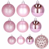  Set Božićnih Kuglica u Ružičastoj Boji - 100 komada | shoptok.hr