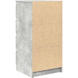  Komoda siva boja betona 37,5x35x76 cm od konstruiranog drva | shoptok.hr