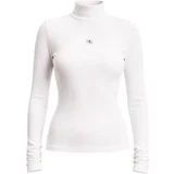 Puloverji LS WOVEN LABEL TURTL LV047D203G Bela