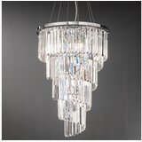 Ondaluce - Kristalni luster na sajli ALEXANDER 10xE14/10W/230V sjajni hrom | Eponuda.com