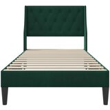  Krevetna konstrukcija Tamnozelena 80 x 200 cm Baršun | shoptok.hr