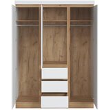 Modern Living Omara S Klasičnimi Vrati Calabria, Bela, Barva Hrasta | Shoptok.si