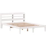  Okvir kreveta bez madraca bijeli 135 x 190 cm masivna borovina | shoptok.hr