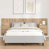 Uzglavlje s ormarićem 3 pcs Umjetnički hrast Konstruirano drvo | shoptok.hr