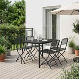  Set vanjskog namještaja 5 pcs Antracit Željezo i čelik | Eponuda.com