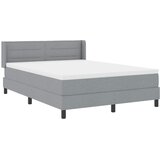 s opruga kutije Svijetlo siva 200 x 140 cm tkanina | shoptok.hr