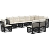  Sjedeća garnitura za vrt 10 kom. poliratan 62 x 62 x 70 cm | shoptok.hr