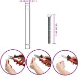  Ručke za ormarić 10 kom brončane 480 mm od nehrđajućeg čelika | shoptok.hr