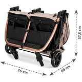 Lorelli Kolica za blizance Duo, Sa torbom, Bež | Eponuda.com