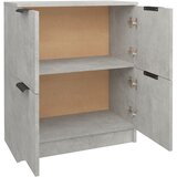  Komoda siva boja betona 60x30x70 cm od konstruiranog drva | shoptok.hr