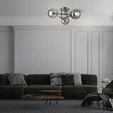  Plafonski luster MALENA 3xE14/5W/230V crna/zadimljena | Eponuda.com