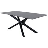 Venture Home Piazza pravokutni blagovaonski stol 180 × 90 cm, crni | shoptok.hr