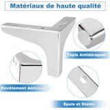 MIVIDE 8x kovinske noge za pohištvo 10cm | Shoptok.si