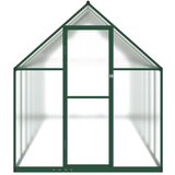 vidaXL Staklenik s okvirom zeleni 445 x 169 x 195 cm aluminijski | shoptok.hr