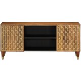 Maison Chic TV omarica - TV stojalo - Televizijska omarica 105x33x46 cm trden mangov les, (21700105) Cene
