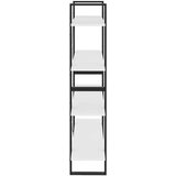 vidaXL ormarić za knjige s 4 razine bijeli 100 x 30 x 140 cm iverica | shoptok.hr